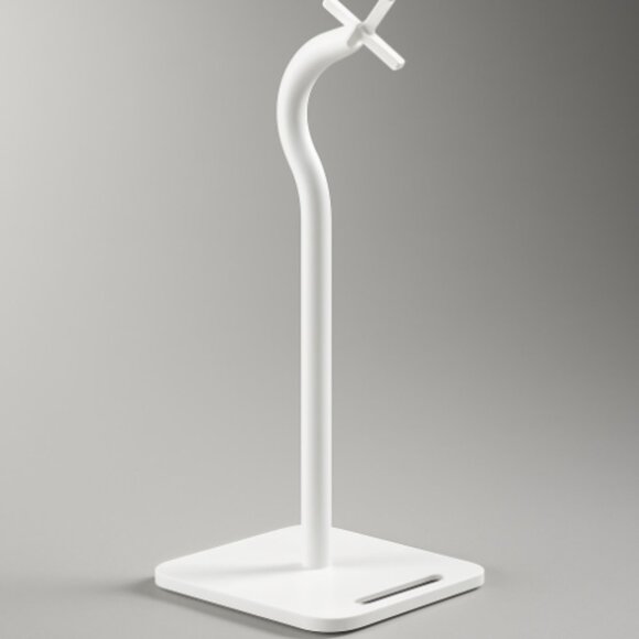 Plate Swan Neck Floor Stand NIB Premium Security Swan Neck Floor Stand w/ VESA - Picture 1 of 5